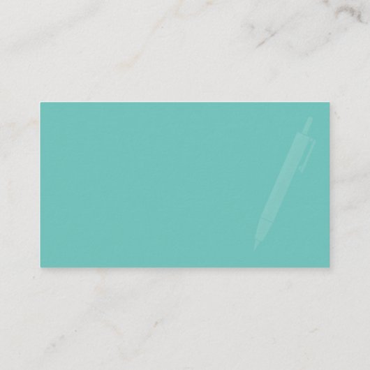 VISITEKAARTJE PARENTHESE ARTISAN-Collectie (Achterkant)