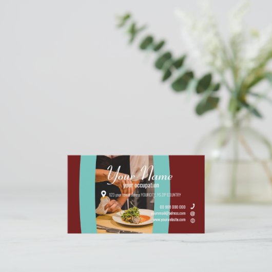 VISITEKAARTJE PARENTHESE ARTISAN-Collectie (Staand voorkant)