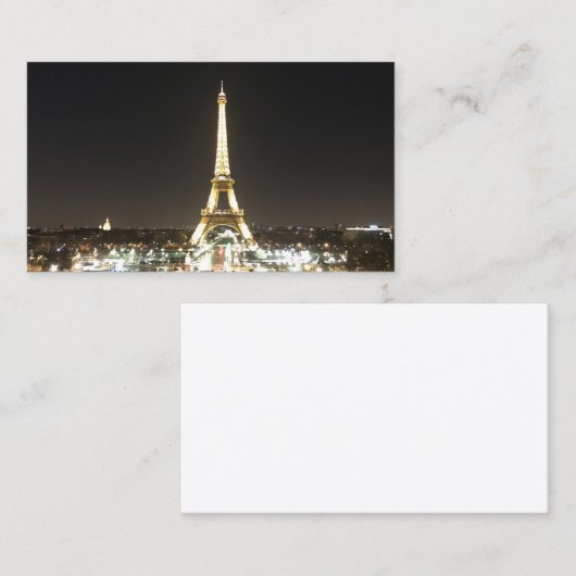 Visitekaartje Parijs (Voorkant / Achterkant)