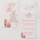 Visitekaartje Parijs Brocante (Voorkant / Achterkant)