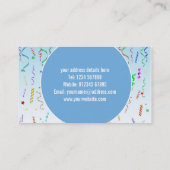 Visitekaartje partij (Achterkant)