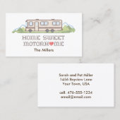 Visitekaartje - Pas uw motorhuis aan (Voorkant / Achterkant)