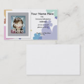 visitekaartje pasta laat je foto hier bloeden (Voorkant / Achterkant)