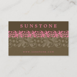 VISITEKAARTJE:: patterned Sunstone 2 Visitekaartje