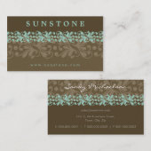 VISITEKAARTJE:: patterned Sunstone 6 Visitekaartje (Voorkant / Achterkant)