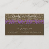 VISITEKAARTJE:: patterned sunstone P7 Visitekaartje (Achterkant)