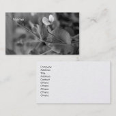 visitekaartje Pea-wijn 2 (Voorkant / Achterkant)