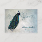  Visitekaartje Peacock (Voorkant)