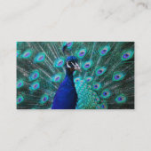  Visitekaartje Peacock (Achterkant)
