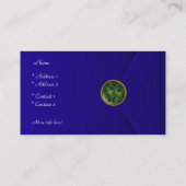 Visitekaartje Peacock Eye Jewel Deep Blue Velvet (Achterkant)