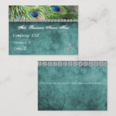 visitekaartje PEACOCK MULTI DOEL (Voorkant / Achterkant)