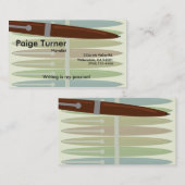 Visitekaartje Pen stijl (Voorkant / Achterkant)