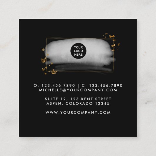 Visitekaartje Penseelpenselen (Achterkant)