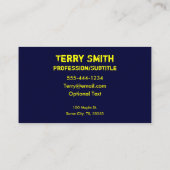 Visitekaartje Penselen verven (Achterkant)