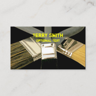 Visitekaartje Penselen verven