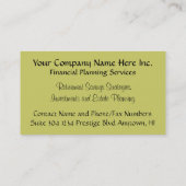 Visitekaartje pensioenstrategieën (Achterkant)