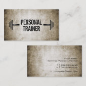 Visitekaartje persoonlijke trainer (Voorkant / Achterkant)