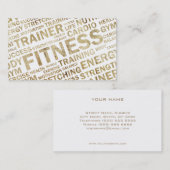 Visitekaartje persoonlijke trainer (Voorkant / Achterkant)