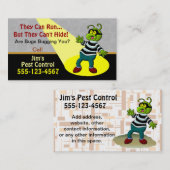 Visitekaartje Pest Control Service (Voorkant / Achterkant)