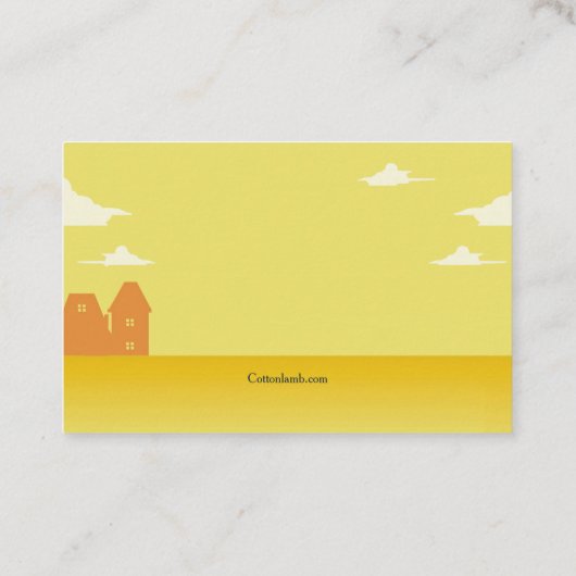 Visitekaartje Pet and Home Sitting Service (Achterkant)