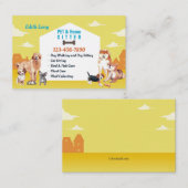 Visitekaartje Pet and Home Sitting Service (Voorkant / Achterkant)