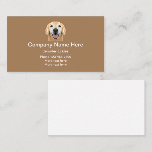 Visitekaartje Pet Care (Voorkant / Achterkant)