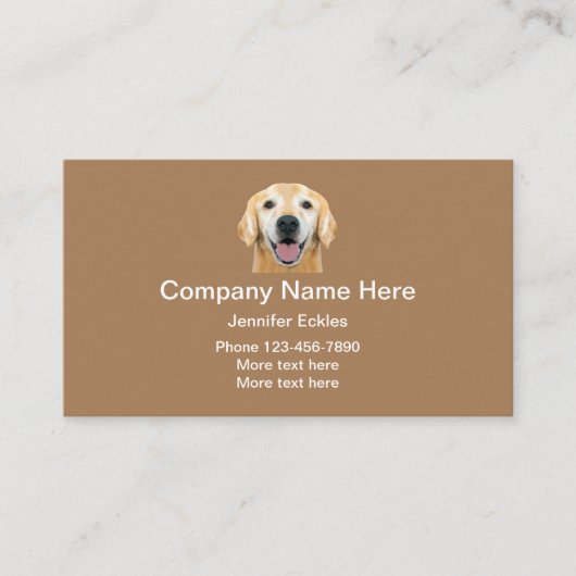 Visitekaartje Pet Care (Voorkant)