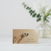 Visitekaartje Pet Care en adoptie (Staand voorkant)