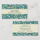 Visitekaartje Pet en Botten Groen Pet Winkelen (Voorkant / Achterkant)