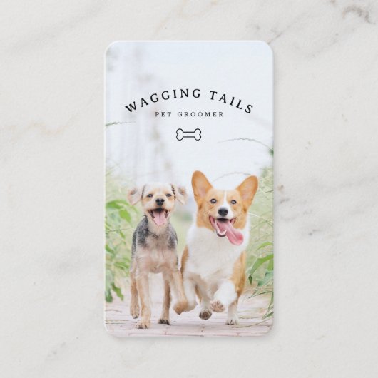 Visitekaartje Pet Groomer (Voorkant)