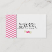 Visitekaartje Pet Groomer (Achterkant)