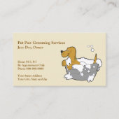 Visitekaartje Pet Groomer (Voorkant)