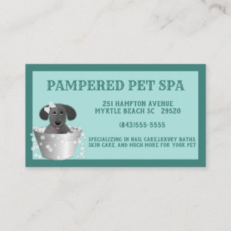 Visitekaartje Pet Groomer