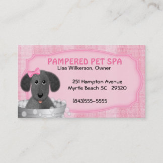 Visitekaartje Pet Groomer