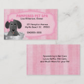 Visitekaartje Pet Groomer (Voorkant / Achterkant)