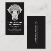 Visitekaartje Pet Sitter (Voorkant / Achterkant)