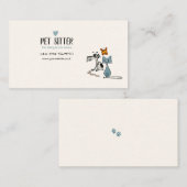 Visitekaartje Pet Sitter (Voorkant / Achterkant)