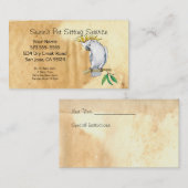 Visitekaartje Pet Sitting Service (Voorkant / Achterkant)