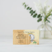 Visitekaartje Pet Sitting Service (Staand voorkant)