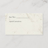 Visitekaartje Pet Sitting Service Afsprakenkaartje (Achterkant)