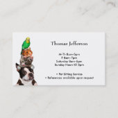 Visitekaartje Pet Sitting Service Klantenkaartje (Voorkant)