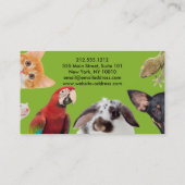 Visitekaartje Pet Sitting Service Klantenkaartje (Achterkant)