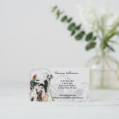 Visitekaartje Pet Sitting Service Klantenkaartje (Staand voorkant)