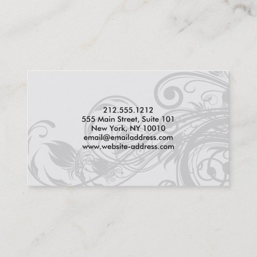 Visitekaartje Pet Sitting Service Klantenkaartje (Achterkant)