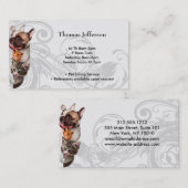 Visitekaartje Pet Sitting Service Klantenkaartje (Voorkant / Achterkant)