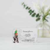 Visitekaartje Pet Sitting Service Klantenkaartje (Staand voorkant)