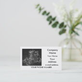 visitekaartje, "Peterbilt 2" Visitekaartje (Staand voorkant)