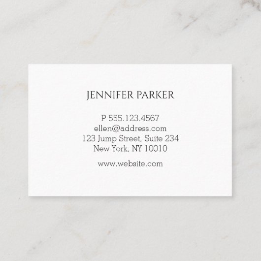 Visitekaartje Photo Sky (Achterkant)