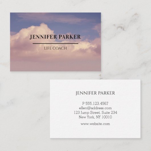 Visitekaartje Photo Sky (Voorkant / Achterkant)