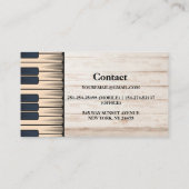  Visitekaartje piano-docent (Achterkant)